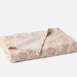 Balboa Organic Matelasse Print Throw