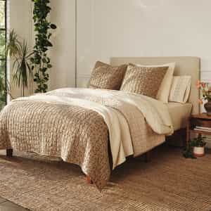 Blossom Handstitched Organic Quilt