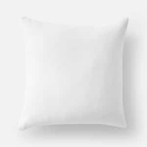 Down Feather Throw Pillow Insert - White / 22"x22"