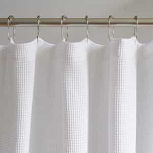 Organic Waffle Shower Curtain