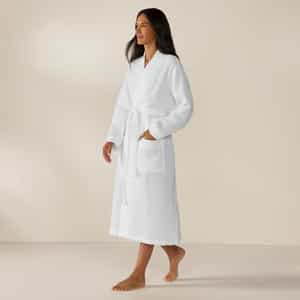 Unisex Organic Waffle Robe
