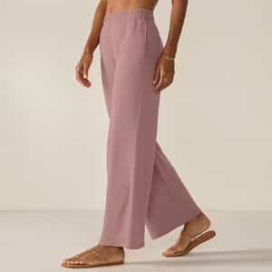 Women's Pima Organic Knit Wide Leg Pant