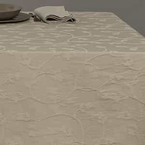 Floris Tablecloth - cm 180x350 - 70"x137" / mastice