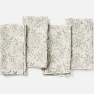 Marguerite Organic Print Napkins, Set of 4