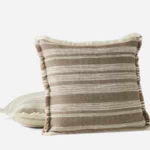 Alpaca Striped Decorative Throw Pillow Cover
