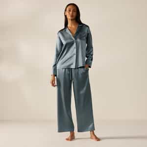 Selene Organic Silk Long Sleeve Pajama Set