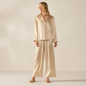 Selene Organic Silk Long Sleeve Pajama Set