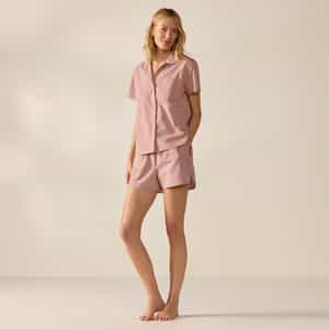 Women's Isla Organic Cotton Short Sleeve Pajama Set