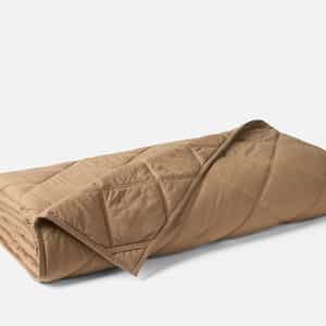Diamond-Stitched Organic Cotton Comforter