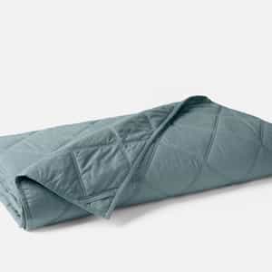 Diamond-Stitched Organic Cotton Comforter