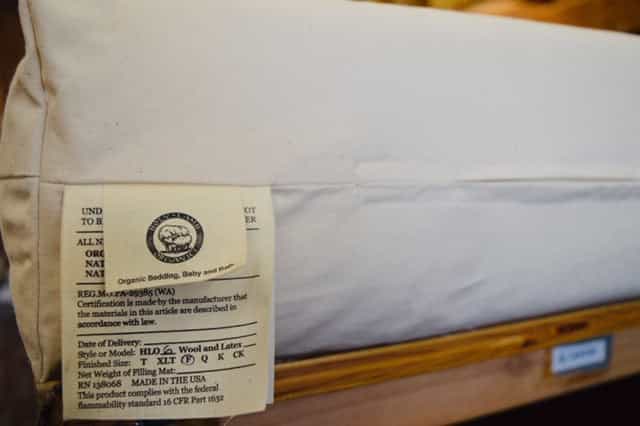 Natural Wool & Latex Mattress 6.5 Inch