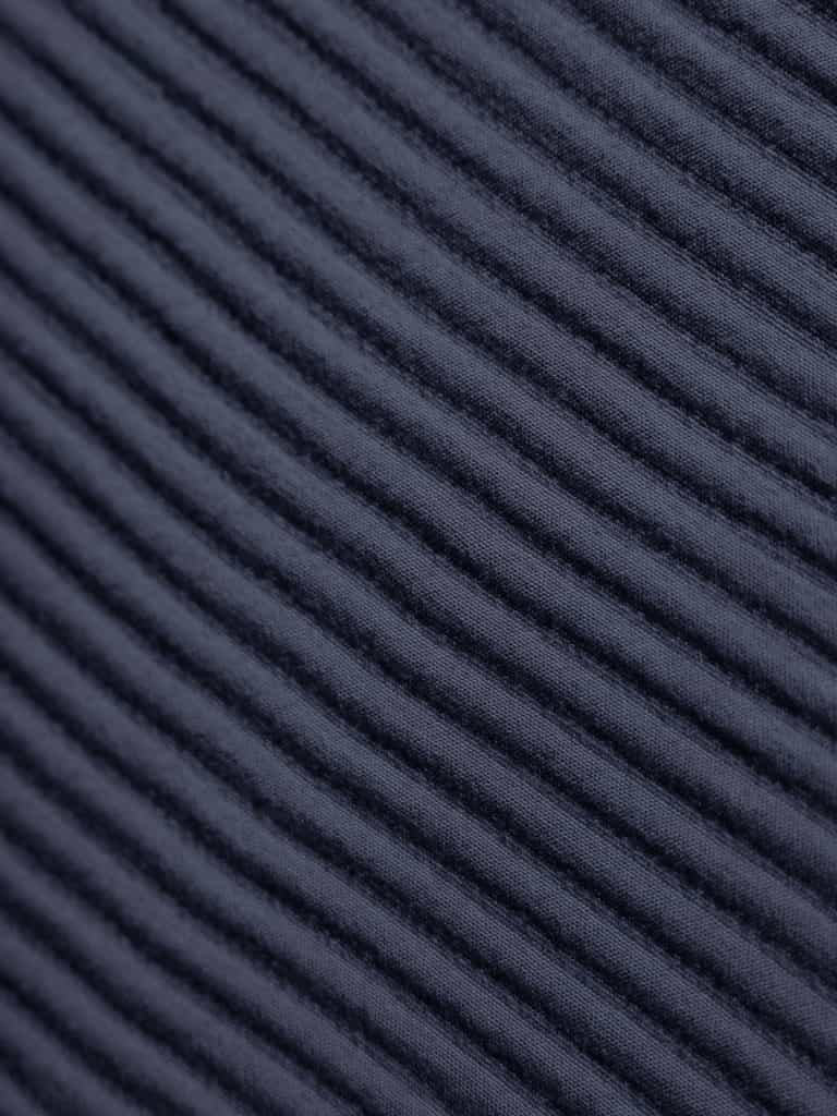 Close up of navy coverlet fabric |Color:Navy