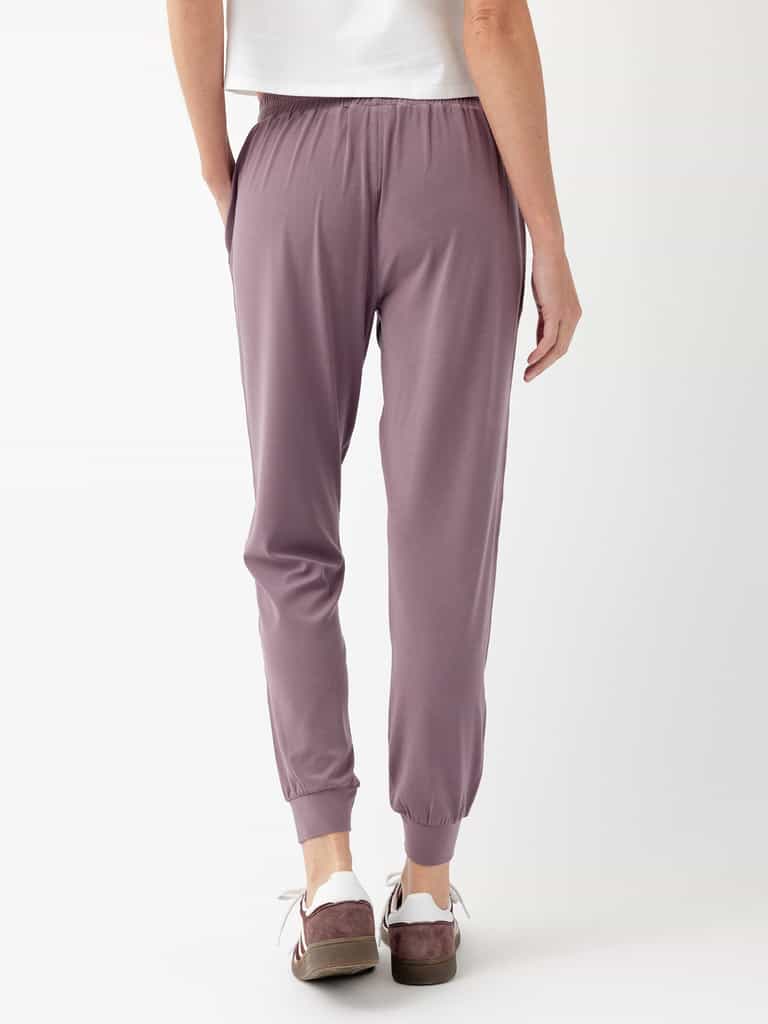 Twilight Studio Jogger. The Studio Joggers are worn by a woman photographed with a white background. |Color:Twilight