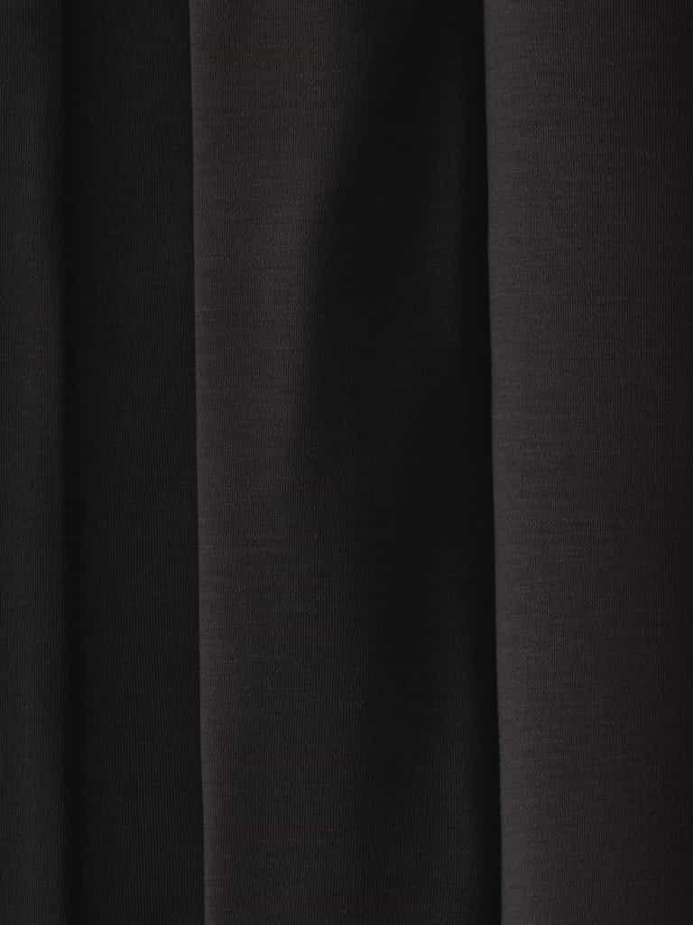 Black Bamboo Jogger Set. The photo was taken close up, showing off the print of the joggers. |Color: Black