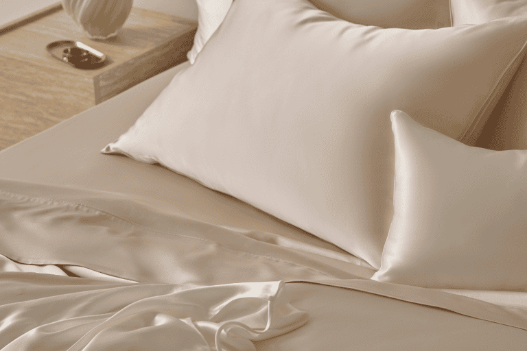 Charmeuse Silk Fitted Sheet - Machine Washable