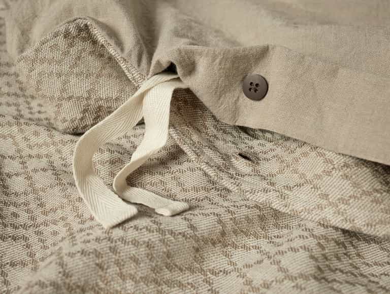 Capitola Organic Duvet Cover | Walnut
