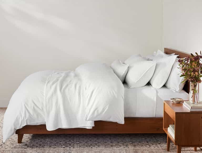 Heritage Organic Percale Sham - Coyuchi | Alpine White