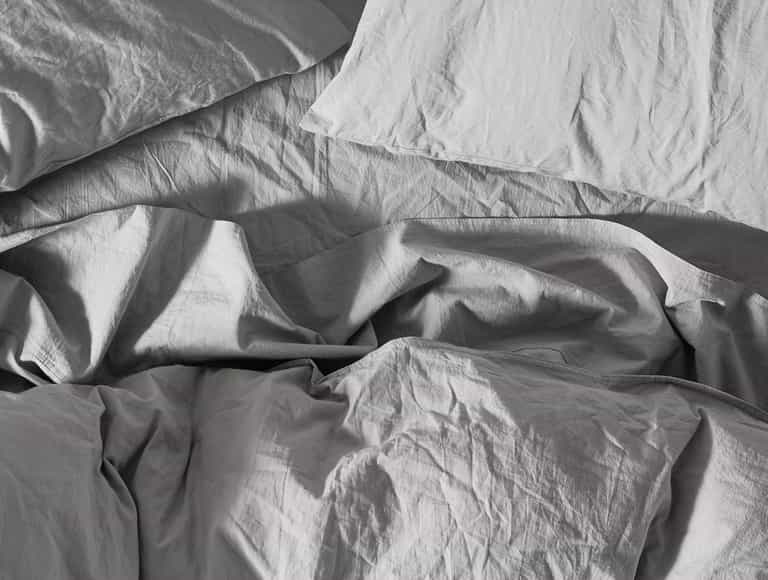 Organic Crinkled Percale™ Sheet Set - Coyuchi | Pewter