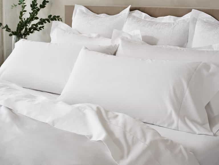 Heirloom Organic Sateen Sheet Set - Coyuchi | Alpine White