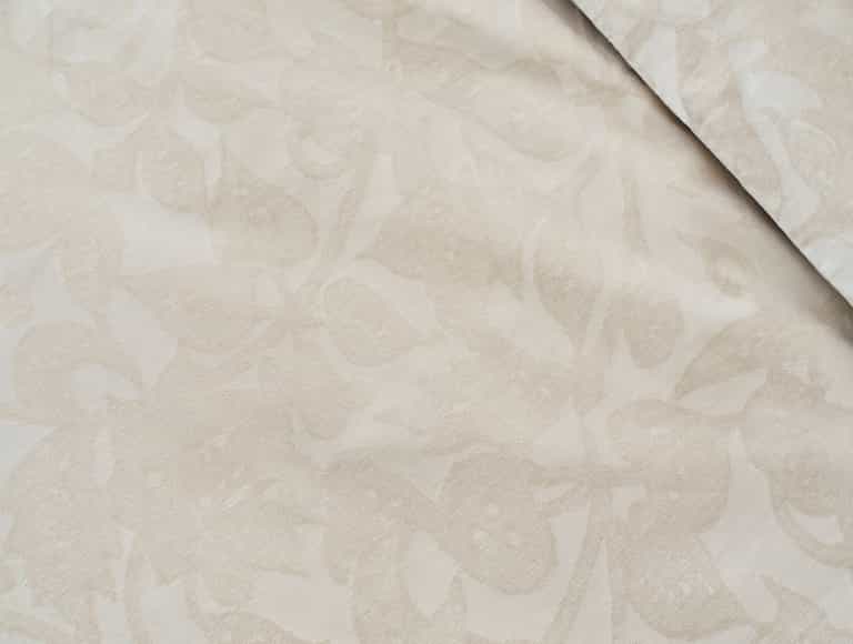 Heritage Organic Jacquard Duvet Cover - Coyuchi | Alpine White w/Stone