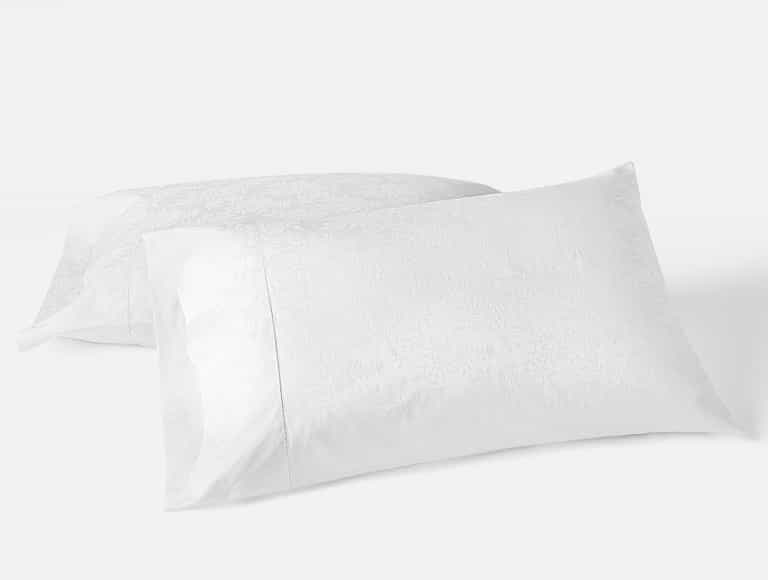 Heirloom Organic Jacquard Sheet Set - Coyuchi | Alpine White