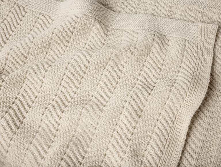 Hermosa Organic Knit Throw - Coyuchi | Sand Dollar
