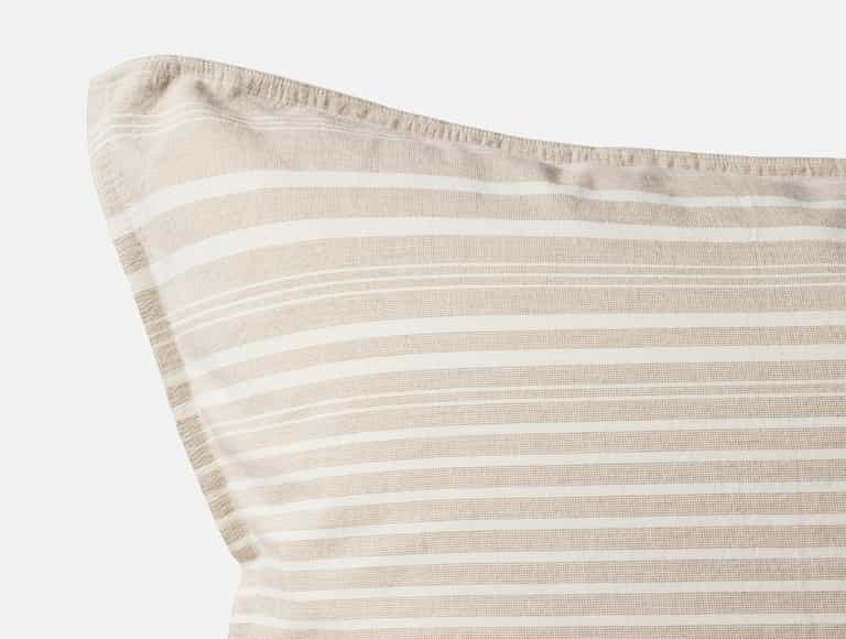 Little Sur Stripe Organic Duvet Set - Coyuchi | Doe Chambray