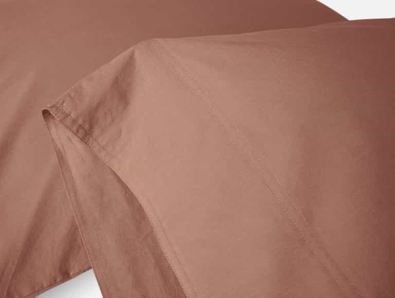 Organic Crinkled Percale™ Sheet Set - Coyuchi | Praline