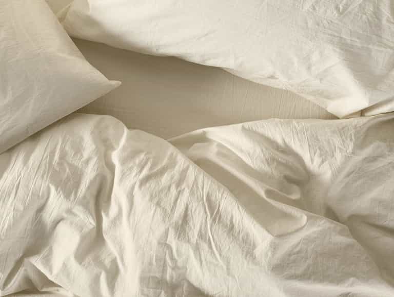 Organic Crinkled Percale™ Sheet Set - Coyuchi | Undyed