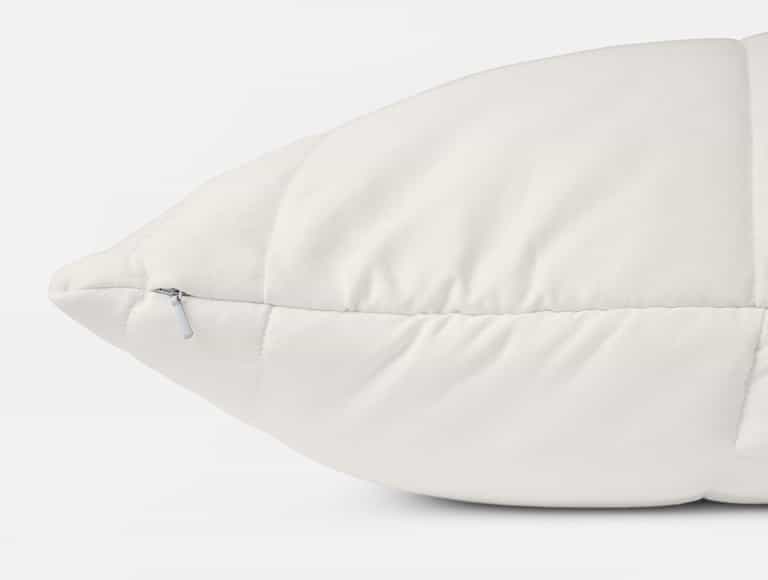 Washable Wool Filled Pillow Protector | Soft White