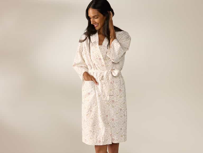 Women's Isla Organic Cotton Robe