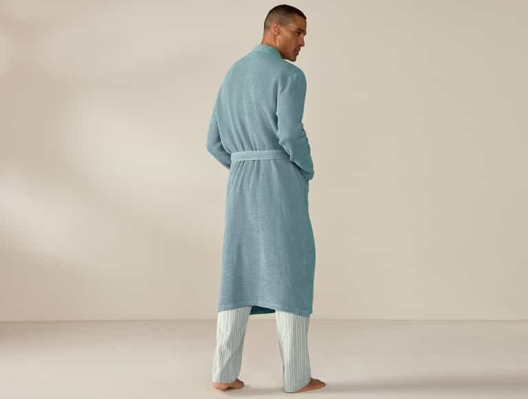 Unisex Organic Waffle Robe