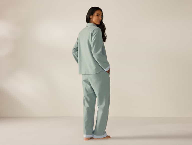 Women's Cloud Brushed Organic Flannel Pajama Set