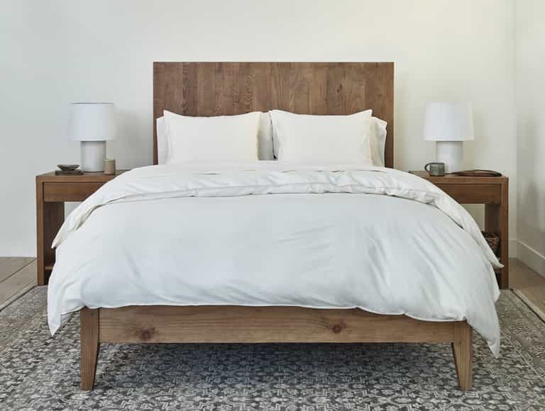 Organic Crinkled Percale&trade; Duvet Cover