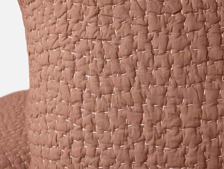 Pebbled Handstitched Organic Sham