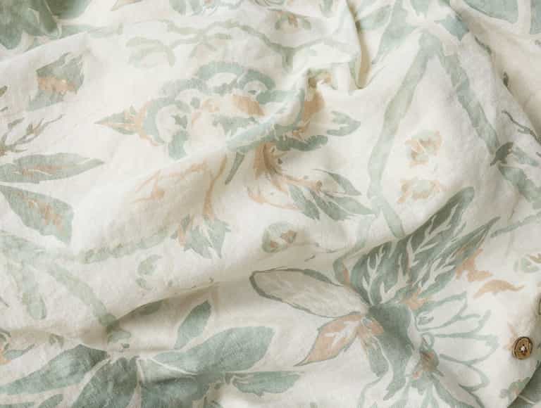 Sea Bloom Print Duvet Cover