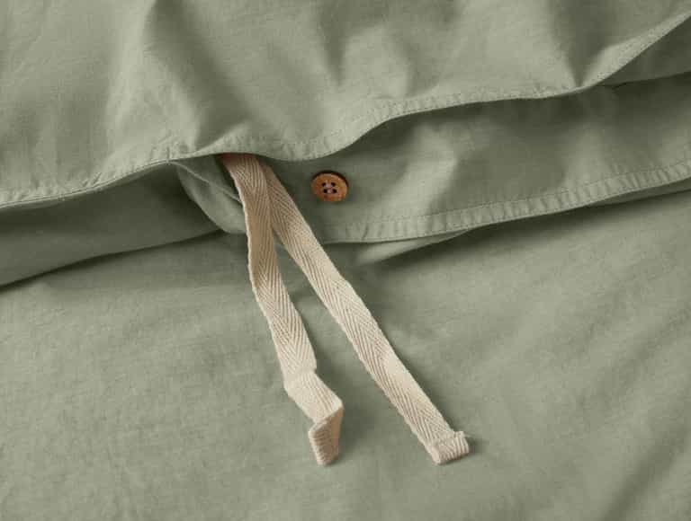 Organic Crinkled Percale&trade; Duvet Cover