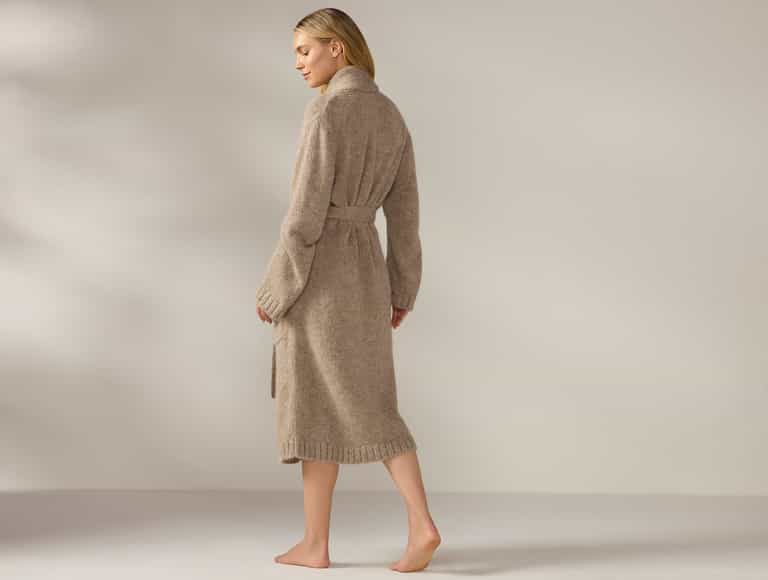 Women's Andes Suri Alpaca Knit Robe
