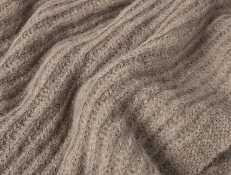 Andes Suri Alpaca Knit Throw