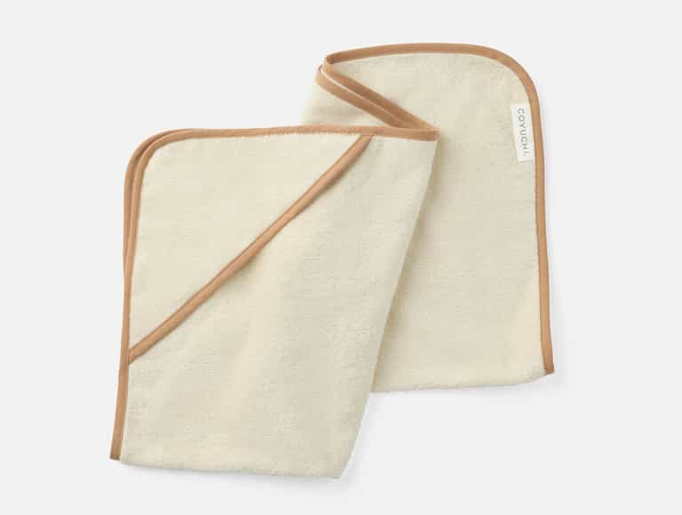 Cloud Loom&trade; Organic Baby Hooded Towel and Bath Mitt Set