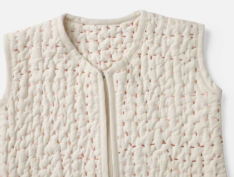 Pebbled Handstitched Organic Snuggle Sack