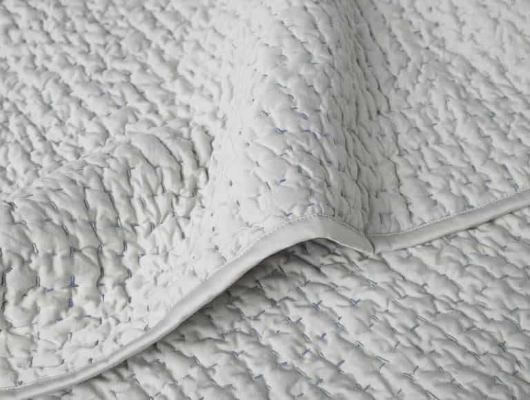 Pebbled Handstitched Organic Toddler Quilt