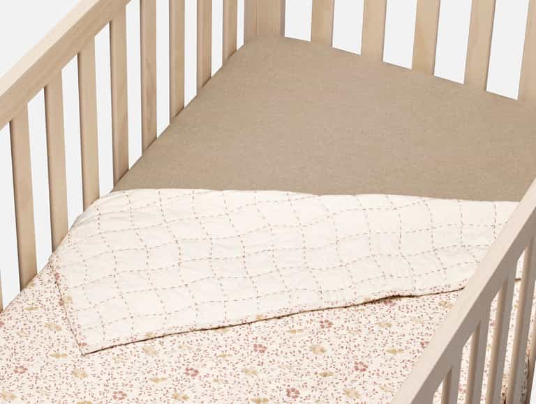 Cloud Brushed&trade; Organic Flannel Crib Sheet