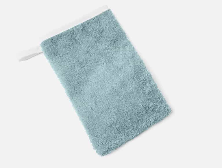 Cloud Loom&trade; Organic Baby Hooded Towel and Bath Mitt Set