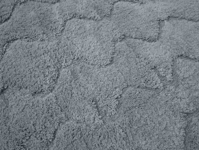 Diamond Shag Organic Bath Rug