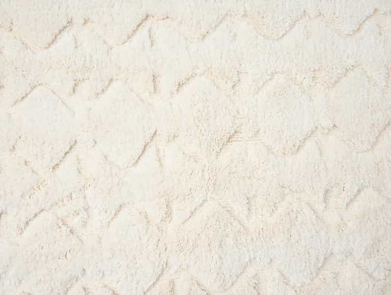 Diamond Shag Organic Bath Rug