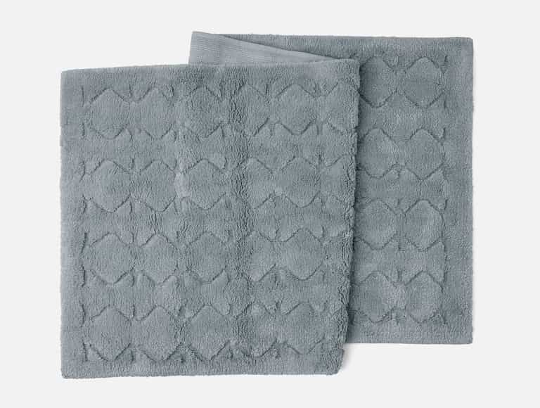 Diamond Shag Organic Bath Rug