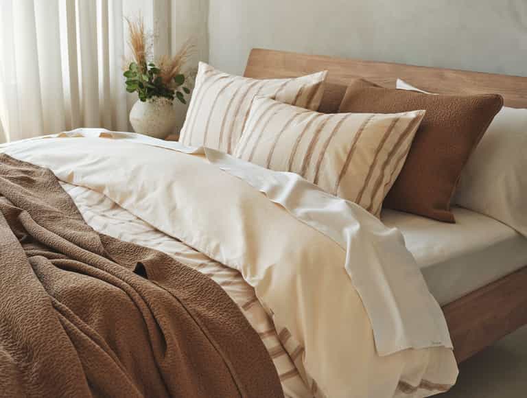 Cazadero Stripe Organic Duvet Cover