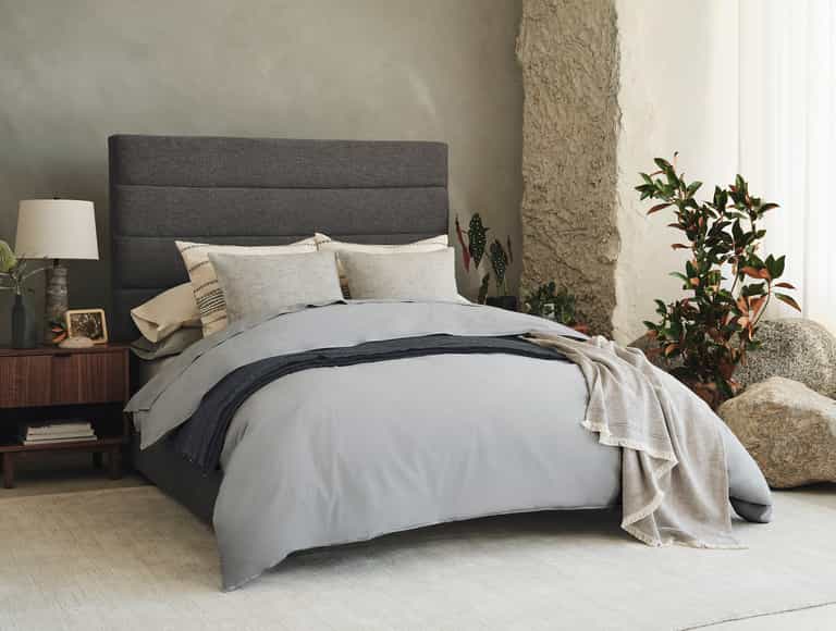 Organic Crinkled Percale&trade; Duvet Cover