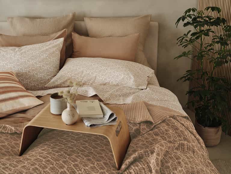 Mirada Organic Matelasse Coverlet